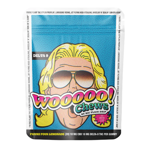 RIC FLAIR DRIP: DELTA 9 THC + CBD 1:1 WOOOOO! CHEWS - 20CT