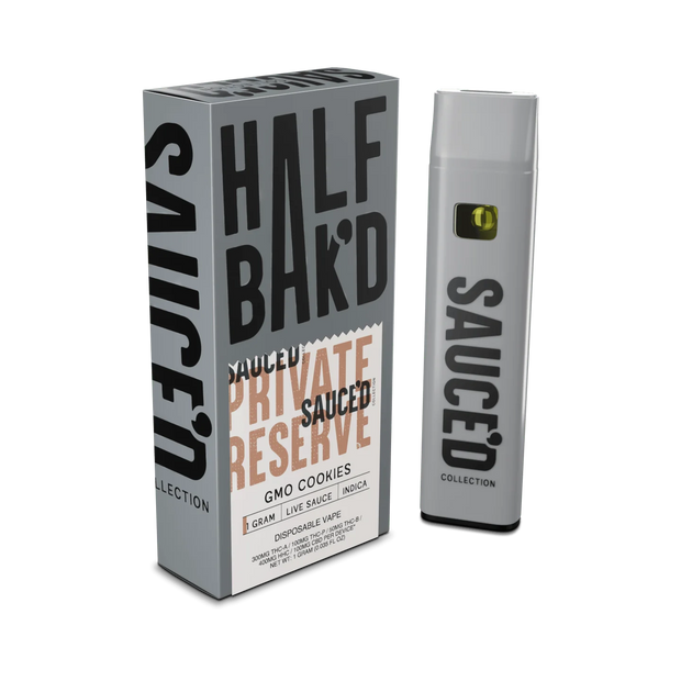HALF BAK'D: PRIVATE RESERVE SAUCE'D DISPOSABLE - 1G