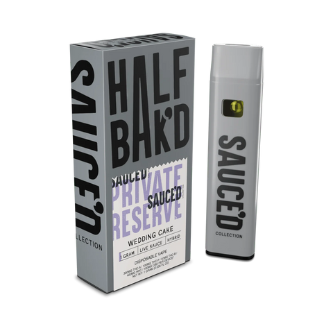 HALF BAK'D: PRIVATE RESERVE SAUCE'D DISPOSABLE - 1G