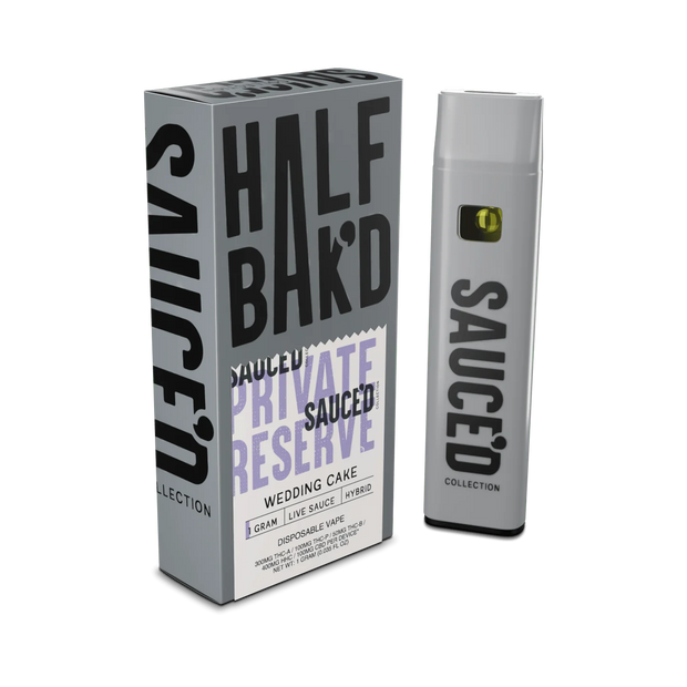 HALF BAK'D: PRIVATE RESERVE SAUCE'D DISPOSABLE - 1G