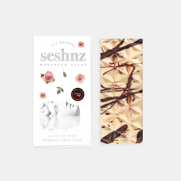 SESHNZ: ORGANIC CHOCOLATE MAGIC MUSHROOM BARS - 5000MG