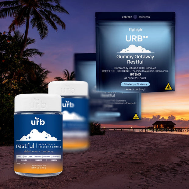 URB: RESTFUL BOTANTICALLY INFUSED GUMMIES - 1875MG