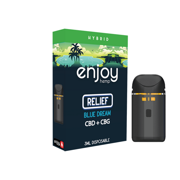 ENJOY: CBD + CBG RELIEF DISPOSABLE - 3G