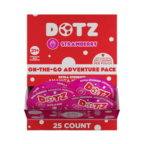 DOTZ: MUSHROOM GUMMIES ON THE GO ADVENTURE PACK - 3CT