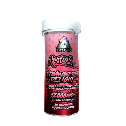 EXTRAX: ADIOS MF LIVE SUGAR THC GUMMIES - 12000MG