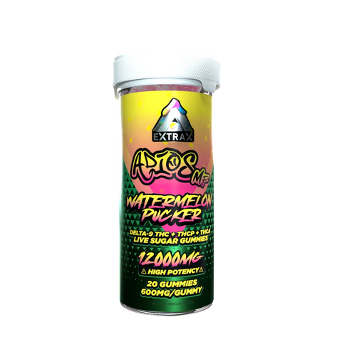 EXTRAX: ADIOS MF LIVE SUGAR THC GUMMIES - 12000MG