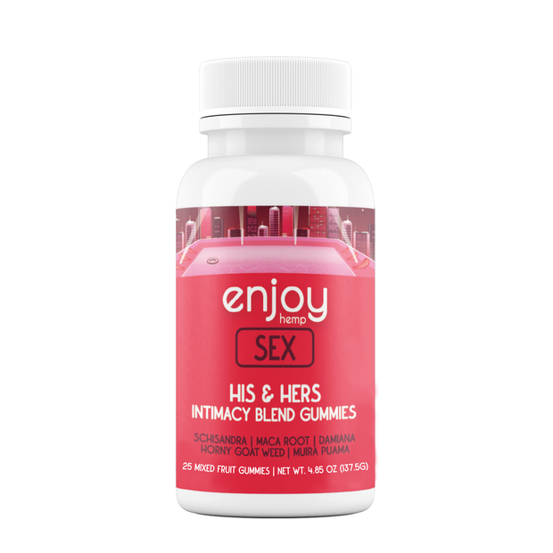 ENJOY: HIS & HER INTIMACY BLEND SEX GUMMIES 1500MG