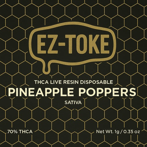 EZ-TOKE: THCA LIVE RESIN DISPOSABLE - 1G