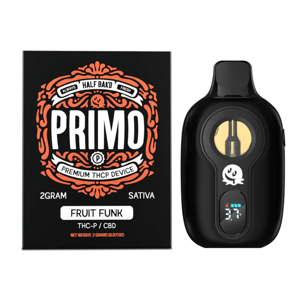 HALF BAK'D: PRIMO THC-P DISPOSABLE - 2G