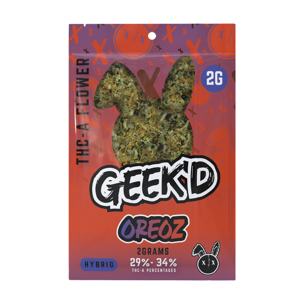 GEEK'D: THC-A FLOWER - 2G – DR.SMOKE