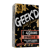 GEEK'D: 24K GOLD SERIES THCA DISPOSABLES - 4G