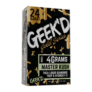 GEEK'D: 24K GOLD SERIES THCA DISPOSABLES - 4G