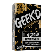 GEEK'D: 24K GOLD SERIES THCA DISPOSABLES - 4G