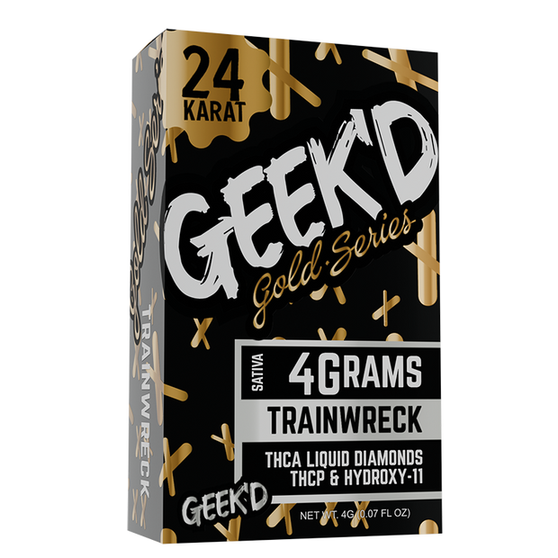 GEEK'D: 24K GOLD SERIES THCA DISPOSABLES - 4G