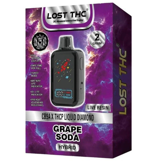 LOST THC: ADVANCED INTERACTIVE DISPLAY THCP DISPOSABLE - 2G