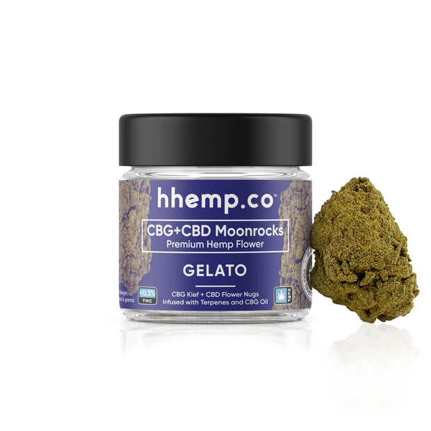 HHEMP.CO: CBG + CBD MOONROCK PREMIUM HEMP FLOWER - 4G