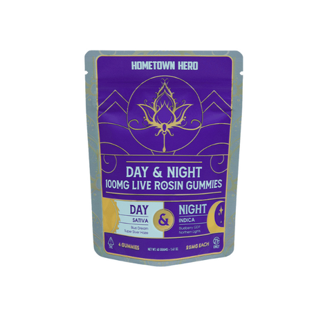 HOMETOWN HERO: DAY & NIGHT LIVE ROSIN GUMMIES