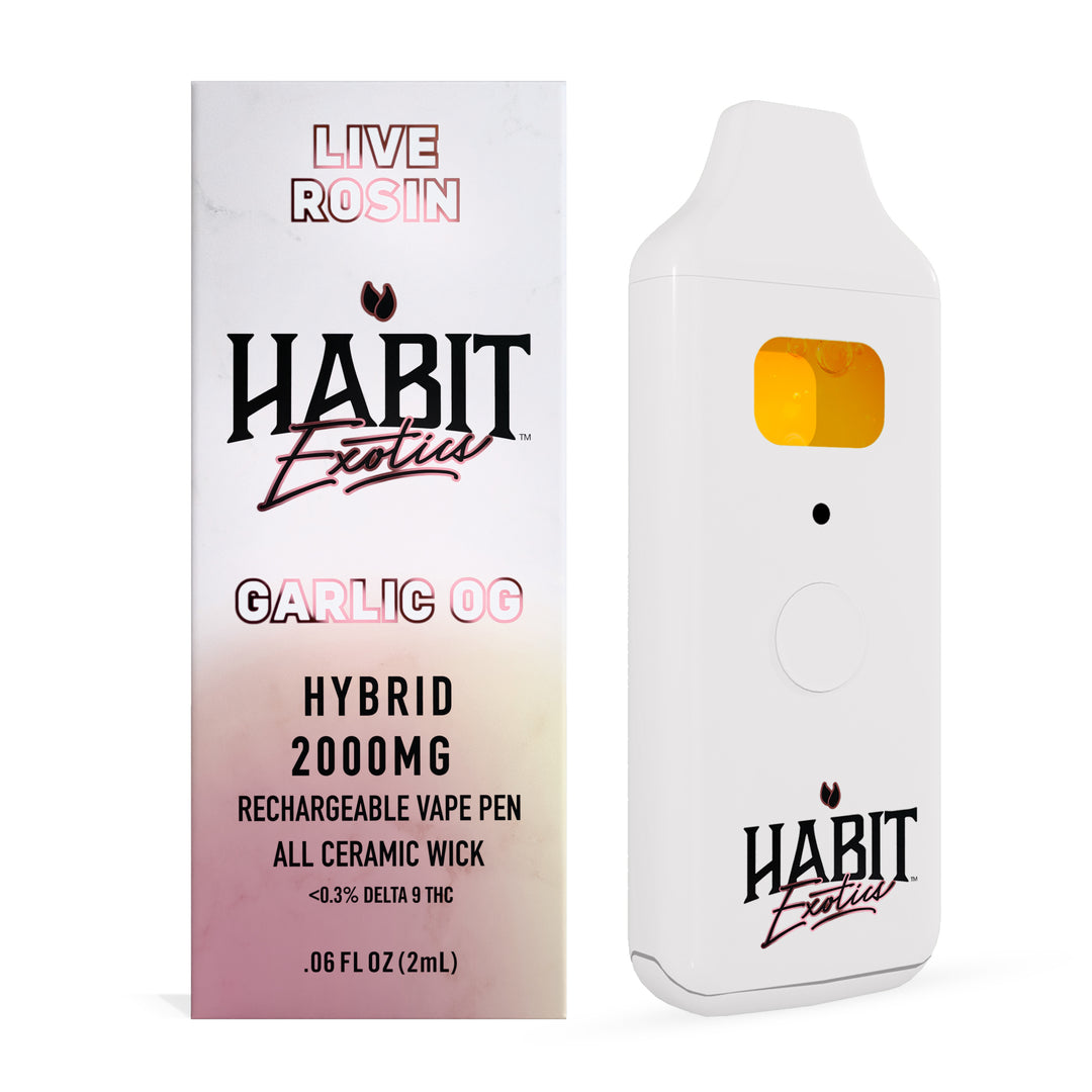 HABIT: EXOTICS LIVE ROSIN DISPOSABLE - 2G DR.SMOKE HABIT: EXOTICS LIVE ROSIN DISPOSABLE - 2G DR.SMOKE