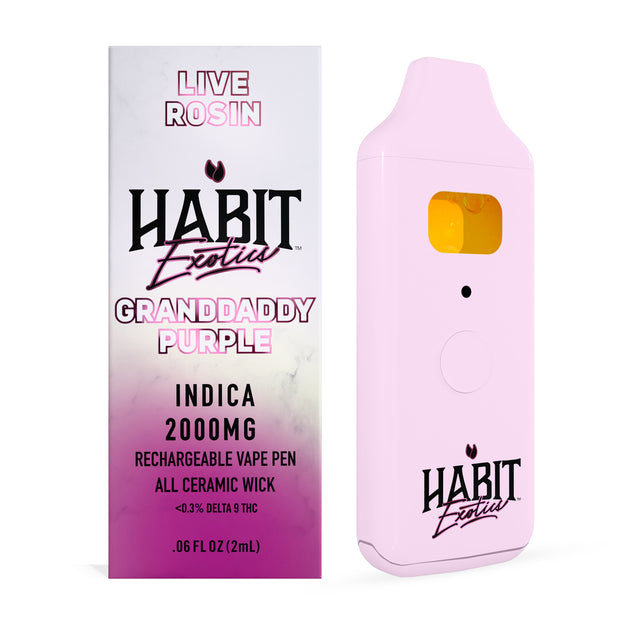 HABIT: EXOTICS LIVE ROSIN DISPOSABLE - 2G