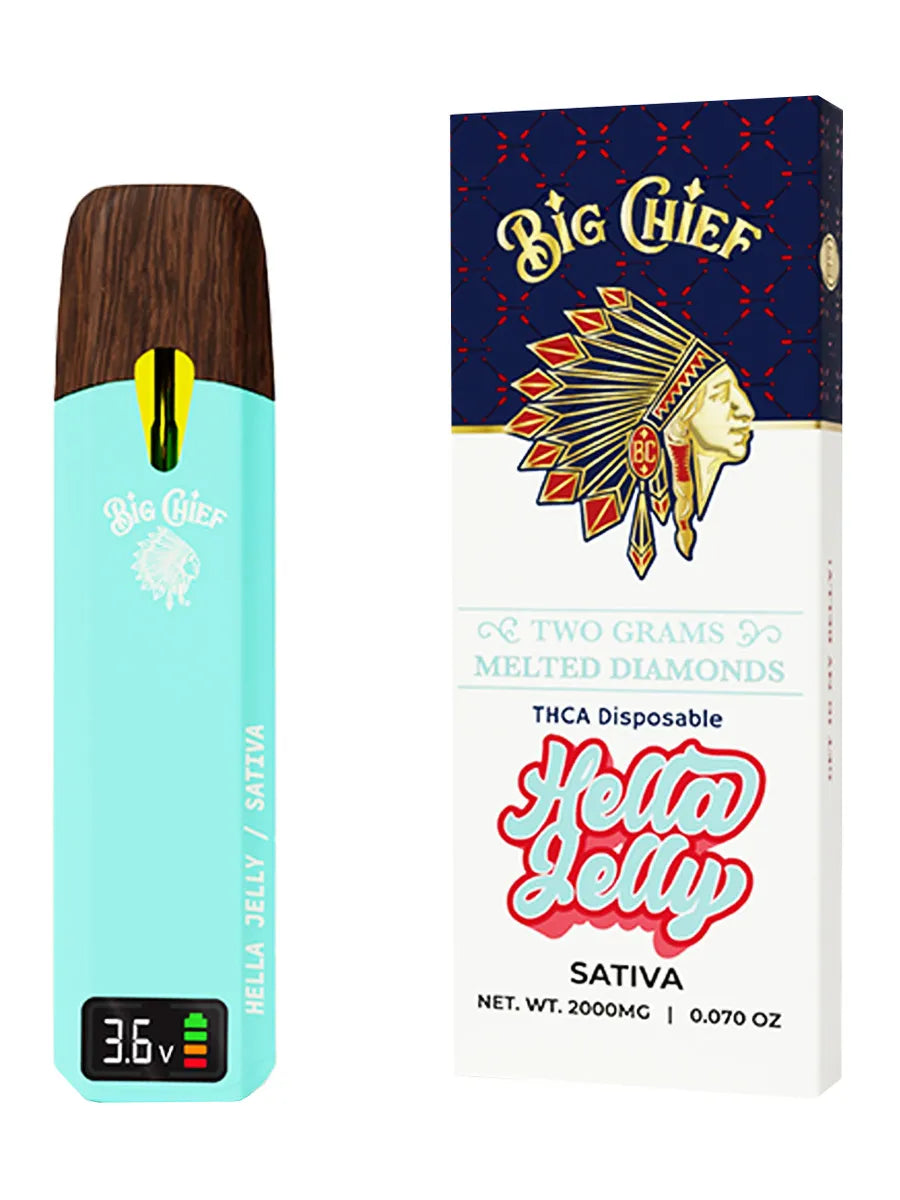 elf bar vape uk Big Chief Disposable Vape 3g Live Resin THCA THCP Delta 8 main image 0