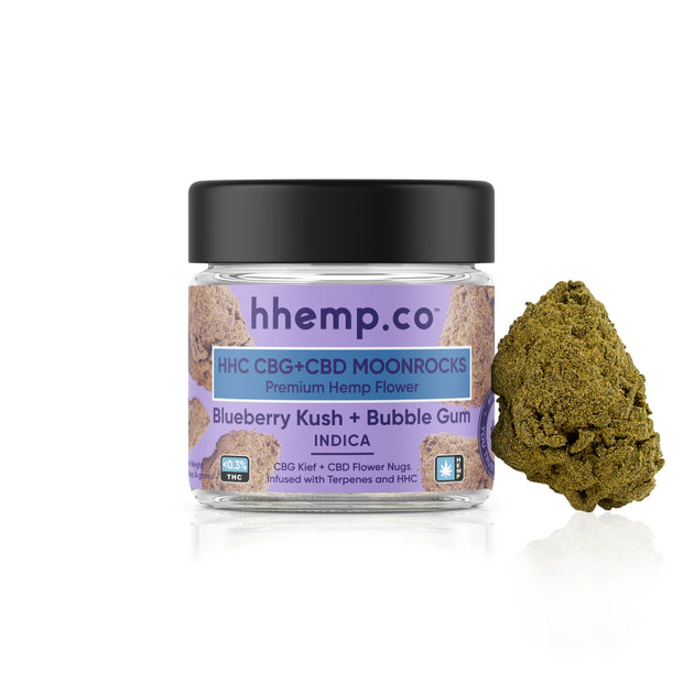 HHEMP.CO: HHC CBG+CBD MOONROCK PREMIUM HEMP FLOWER - 4G