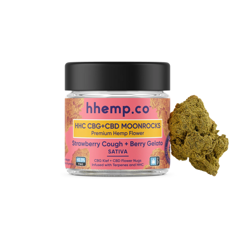 HHEMP.CO: HHC CBG+CBD MOONROCK PREMIUM HEMP FLOWER - 4G