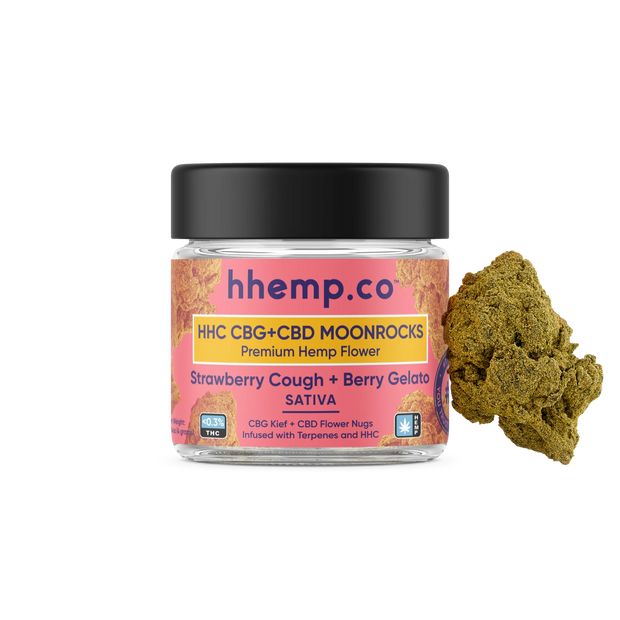 HHEMP.CO: HHC CBG+CBD MOONROCK PREMIUM HEMP FLOWER - 4G