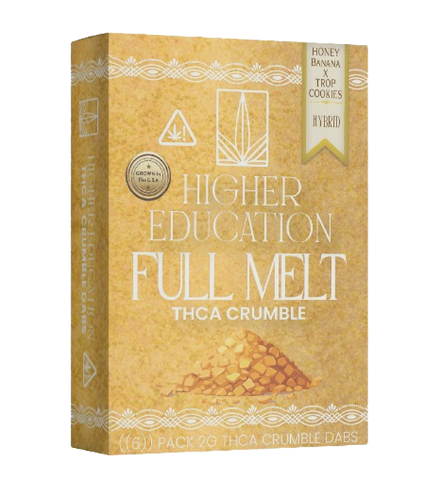 HIGHER EDUCATION: FULL MELT THCA CRUMBLE - 2G