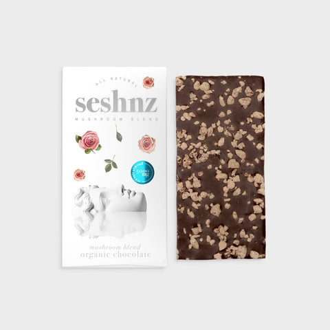 SESHNZ: ORGANIC CHOCOLATE  MAGIC MUSHROOM BARS