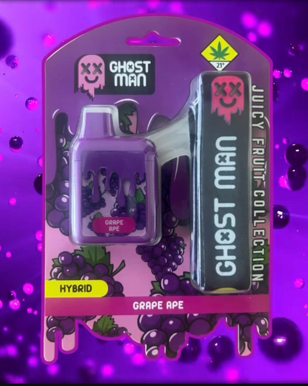 how much is elf bar vape Vape Ghost Pro 3500 Blueberry Raspberry Cherry - AED 45 main image 1