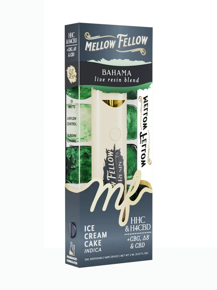 MELLOW FELLOW: BAHAMA LIVE RESIN BLEND DISPOSABLE - 2ML DR.SMOKE MELLOW FELLOW: BAHAMA LIVE RESIN BLEND DISPOSABLE - 2ML DR.SMOKE