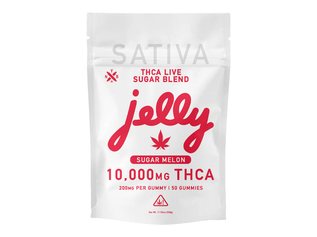 NOT YOUR BAKERY: JELLY THCA LIVE SUGAR BLEND GUMMIES - 10,000MG