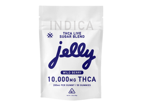 NOT YOUR BAKERY: JELLY THCA LIVE SUGAR BLEND GUMMIES - 10,000MG