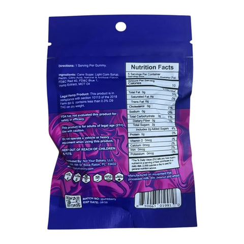 NYB: HIGHLY POTENT JELLY THCP GUMMIES - 2500MG
