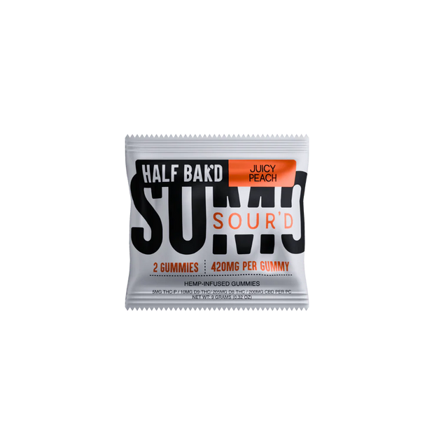 HALF BAK'D: SOUR'D GUMMIES - 840MG