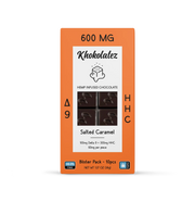 KHOKOLATEZ: DELTA 9 THC + HHC INFUSED CHOCOLATE - 10CT