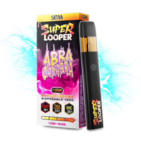 SUPER LOOPER: EXTREMELY POTENT THC DISPOSABLE - 1G