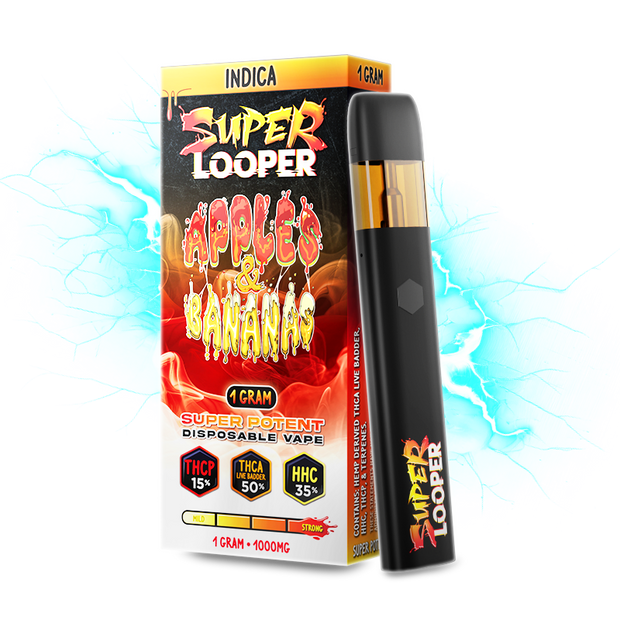 SUPER LOOPER: EXTREMELY POTENT THC DISPOSABLE - 1G