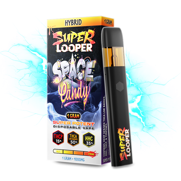 SUPER LOOPER: EXTREMELY POTENT THC DISPOSABLE - 1G