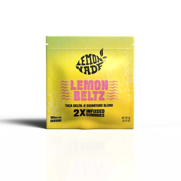 LEMONADE: THCA + DELTA-9 THC SIGNATURE BLEND INFUSED GUMMIES - 100MG