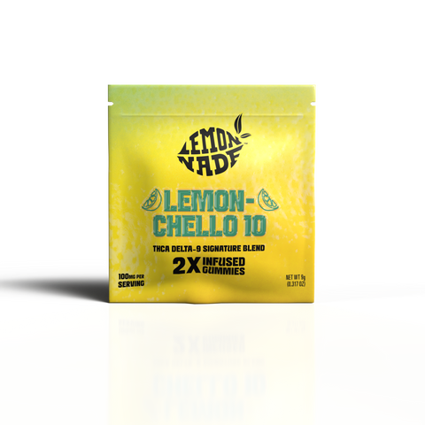 LEMONADE: THCA + DELTA-9 THC SIGNATURE BLEND INFUSED GUMMIES - 100MG