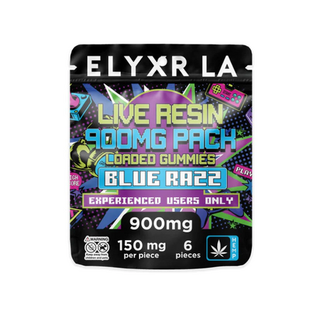 ELYXR LA: LIVE RESIN LOADED THC GUMMIES - 900MG (6CT)