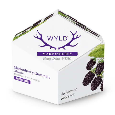 WYLD: MARIONBERRY MELLOW GUMMIES - 100MG