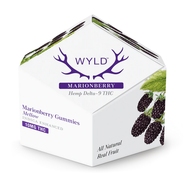 WYLD: MARIONBERRY MELLOW GUMMIES - 100MG