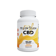 MELLOW FELLOW: CBD RELIEF PEACH GUMMIES - 1500MG