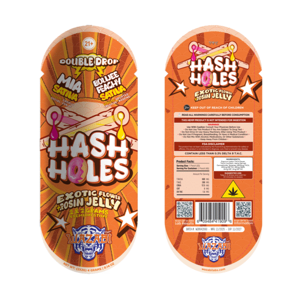 WAZABI: DOUBLE DROP HASH HOLES - 4G – DR.SMOKE