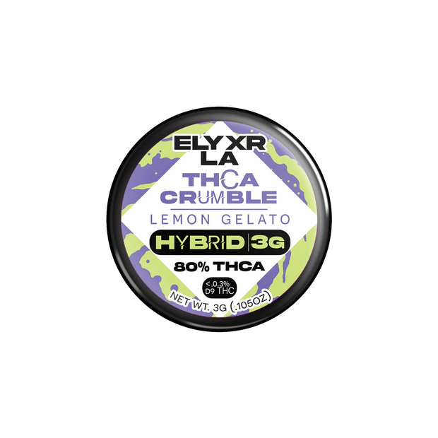 ELYXR: THCA FULL SPECTRUM LIVE RESIN CRUMBLE DABS - 3G