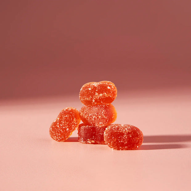 HAPPY FRUIT: MELLOW MANGO RELAXATION THC GUMMIES - 30CT