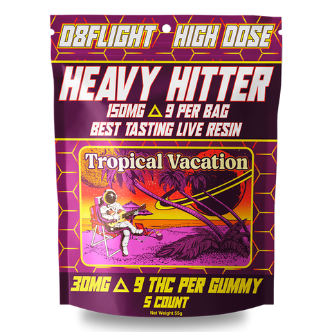 D8FLIGHT: HEAVY HITTER DELTA 9 THC GUMMIES - 150MG