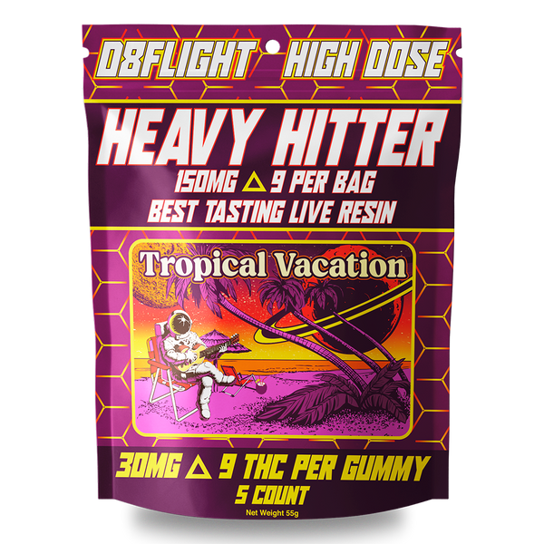 D8FLIGHT: HEAVY HITTER DELTA 9 THC GUMMIES - 150MG